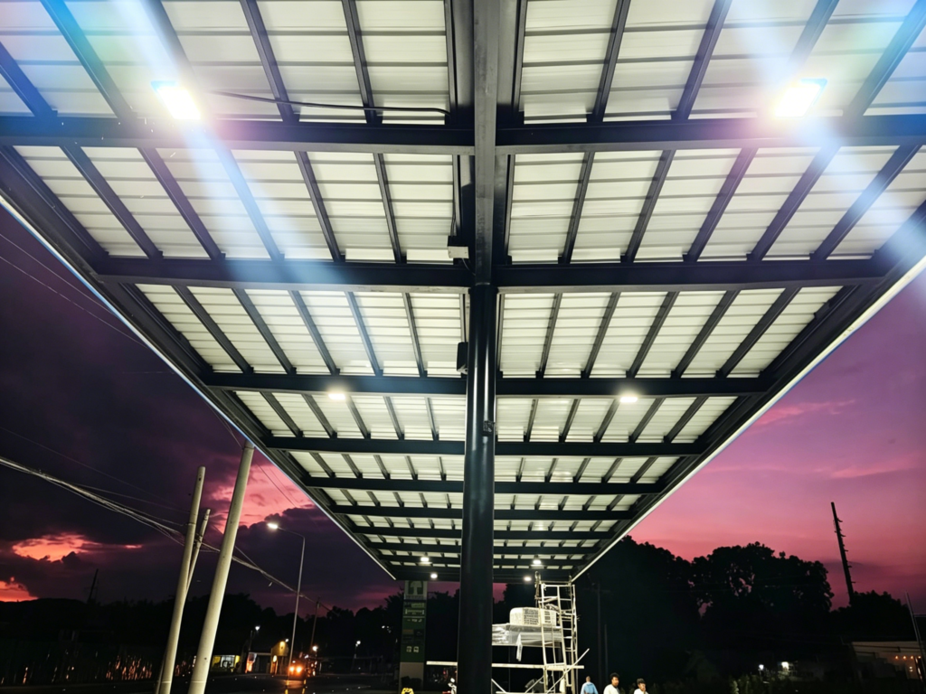 Longtu Explosion Proof LED Lights Deliver Safe and Energy-Efficient Illumination for a Modern Gas Station2