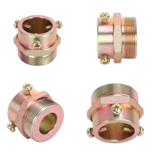 LONTU explosion-proof cable gland, galvanized steel flameproof cable connector fitting for hazardous area cable sealing and wiring connection
