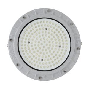Round LED Explosion Proof High Bay Light Die Cast Aluminum IP66 Industrial Hazardous Area Lighting for Factory Warehouse Chemical Plant