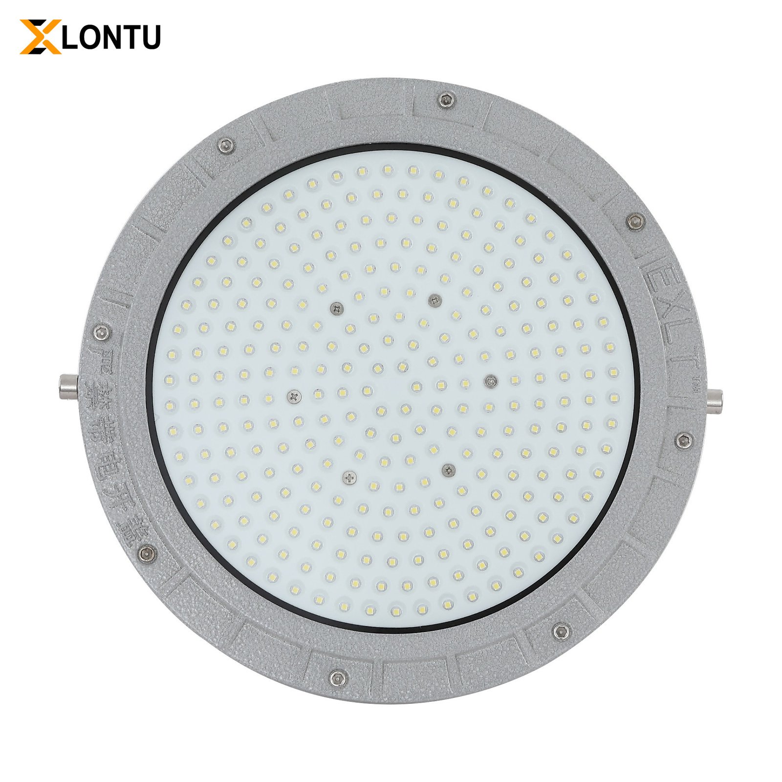 Round LED Explosion Proof High Bay Light Die Cast Aluminum IP66 Industrial Hazardous Area Lighting for Factory Warehouse Chemical Plant