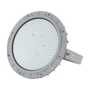 Round LED Explosion Proof High Bay Light Die Cast Aluminum IP66 Industrial Hazardous Area Lighting for Factory Warehouse Chemical Plant