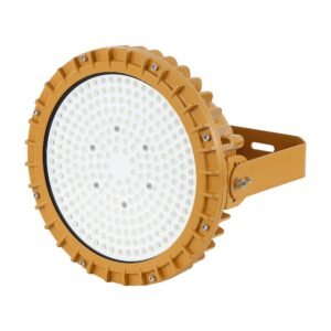 Sand Yellow National Standard LED Explosion Proof High Bay Light IP66 Die Cast Aluminum Industrial Hazardous Lighting for Chemical Plant Gas Station Mine Warehouse