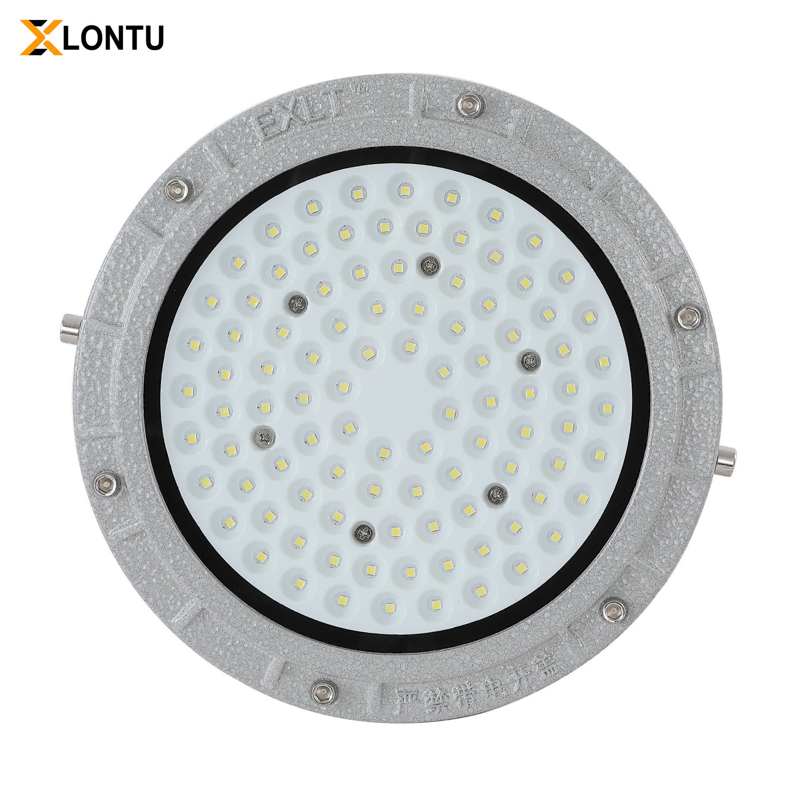 Round LED Explosion Proof High Bay Light Die Cast Aluminum IP66 Industrial Hazardous Area Lighting for Factory Warehouse Chemical Plant