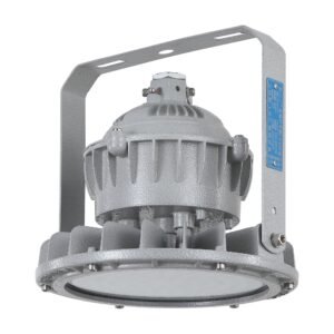 Round LED Explosion Proof High Bay Light Die Cast Aluminum IP66 Industrial Hazardous Area Lighting for Factory Warehouse Chemical Plant
