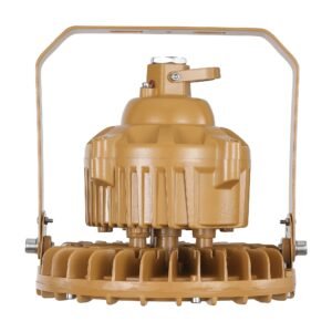Sand Yellow National Standard LED Explosion Proof High Bay Light IP66 Die Cast Aluminum Industrial Hazardous Lighting for Chemical Plant Gas Station Mine Warehouse