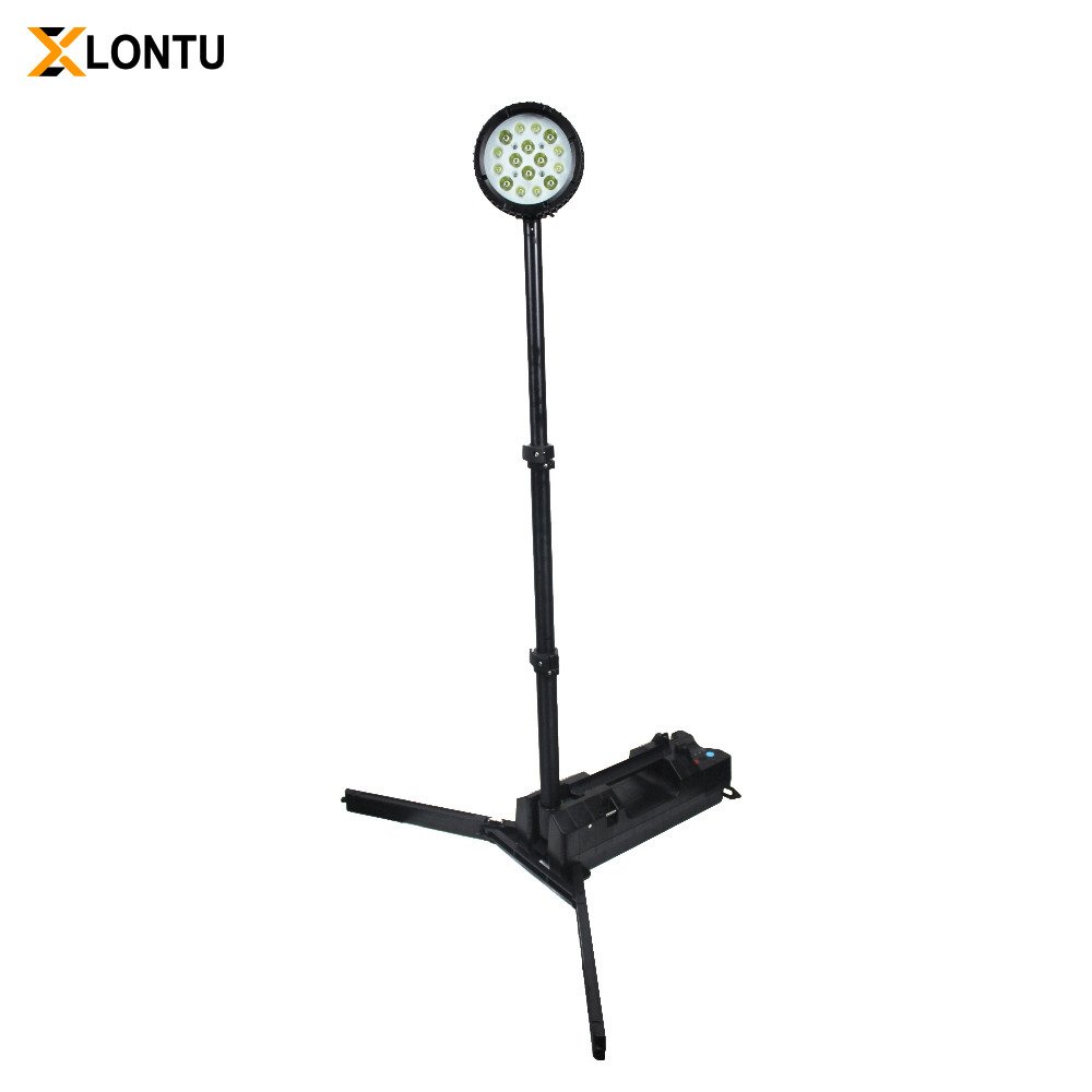 LONTU ATEX IECEx portable explosion proof LED work light, rechargeable mobile handheld safety lamp for hazardous chemical oil mining field inspection