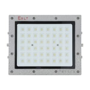 EXLT LED Explosion Proof Flood Light IP66 Die Cast Aluminum Industrial Hazardous Area Lighting for Chemical Plant Gas Station Oil Depot