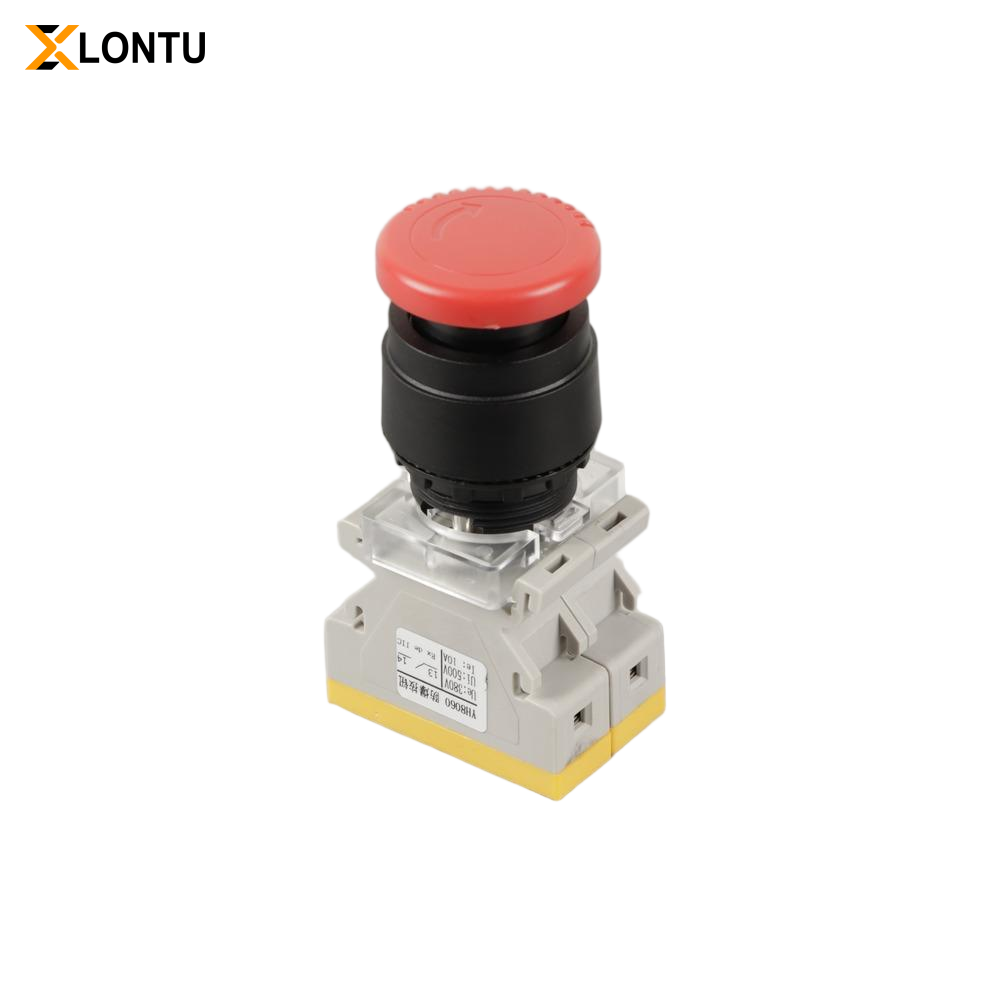 LONTU ATEX IECEx explosion proof push button switch, die cast aluminum flameproof control button for hazardous area equipment operation