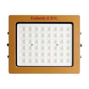 LONTU EXLT Series ATEX IECEx Explosion Proof LED Flood Light, die-cast aluminum anti-corrosion housing, 150W 200W adjustable bracket hazardous zone industrial floodlight for petrochemical mining warehouse