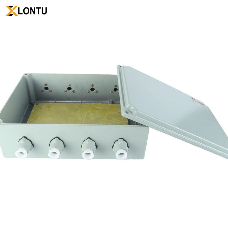 Increased Safety Explosion-proof Junction Box Die Cast Aluminum IP66 Electrical Terminal Wiring Enclosure for Hazardous Gas Dust Industrial Area