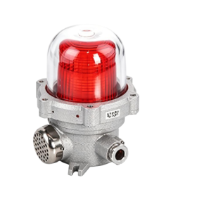LONTU ATEX IECEx Explosion Proof Audible And Visual Alarm Warning Light, industrial flameproof beacon siren for hazardous area emergency alert