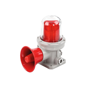 LONTU ATEX IECEx Explosion Proof Audible And Visual Alarm Warning Light, industrial flameproof beacon siren for hazardous area emergency alert