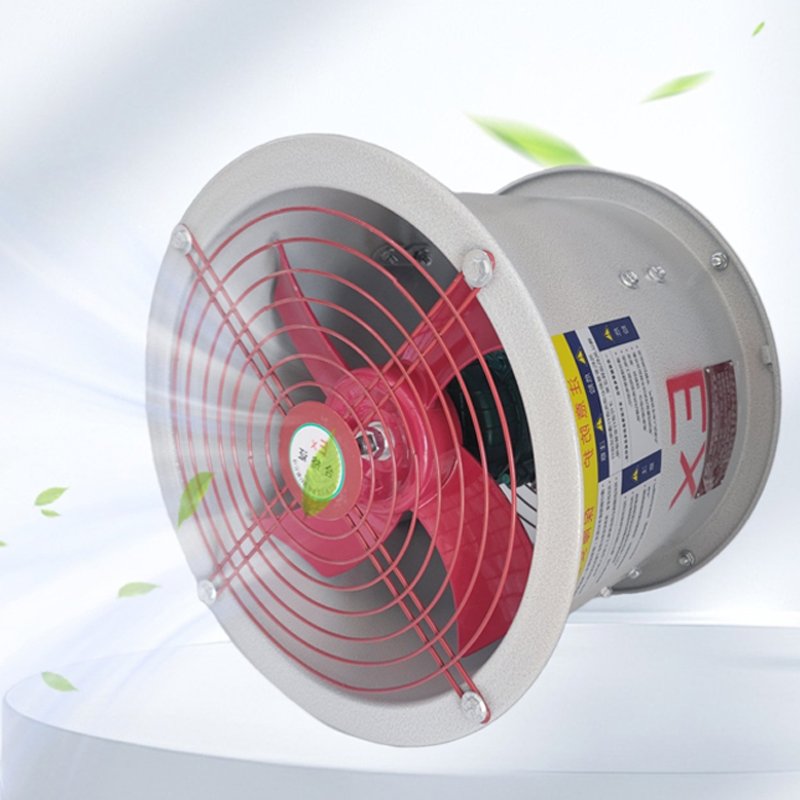 Explosion Proof Axial Fan Industrial Explosion Proof Ventilation Exhaust Fan IP54 Flame Proof Air Blower for Chemical Factory Gas Station Oil Depot Hazardous Area