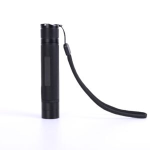 LONTU ATEX IECEx certified explosion-proof LED handheld flashlight, black anti-slip aluminum portable safety torch for hazardous chemical mining oil refinery sites