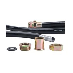 LONTU ATEX IECEx stainless steel explosion-proof flexible conduit, flameproof bendable pipe fitting for hazardous area electrical wiring protection