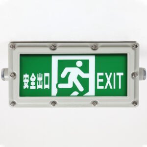 LONTU ATEX Explosion Proof Emergency Exit Sign Light, IP66 safety indicator lamp for hazardous chemical factory warehouse evacuation
