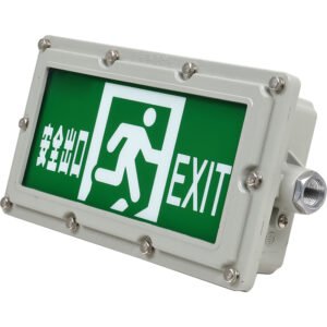 LONTU ATEX Explosion Proof Emergency Exit Sign Light, IP66 safety indicator lamp for hazardous chemical factory warehouse evacuation