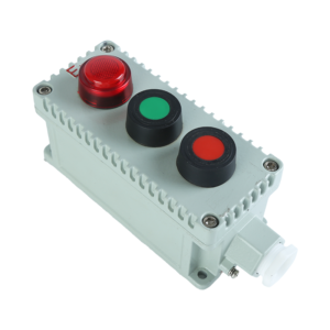 Explosion-proof Button Switch Selector Die Cast Aluminum IP66 Flameproof Control Station Box for Chemical Oil Gas Hazardous Industrial Area