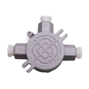 LONTU ATEX IECEx certified 3-way explosion-proof junction box, die-cast aluminum flameproof wiring terminal box for hazardous area electrical cable connection