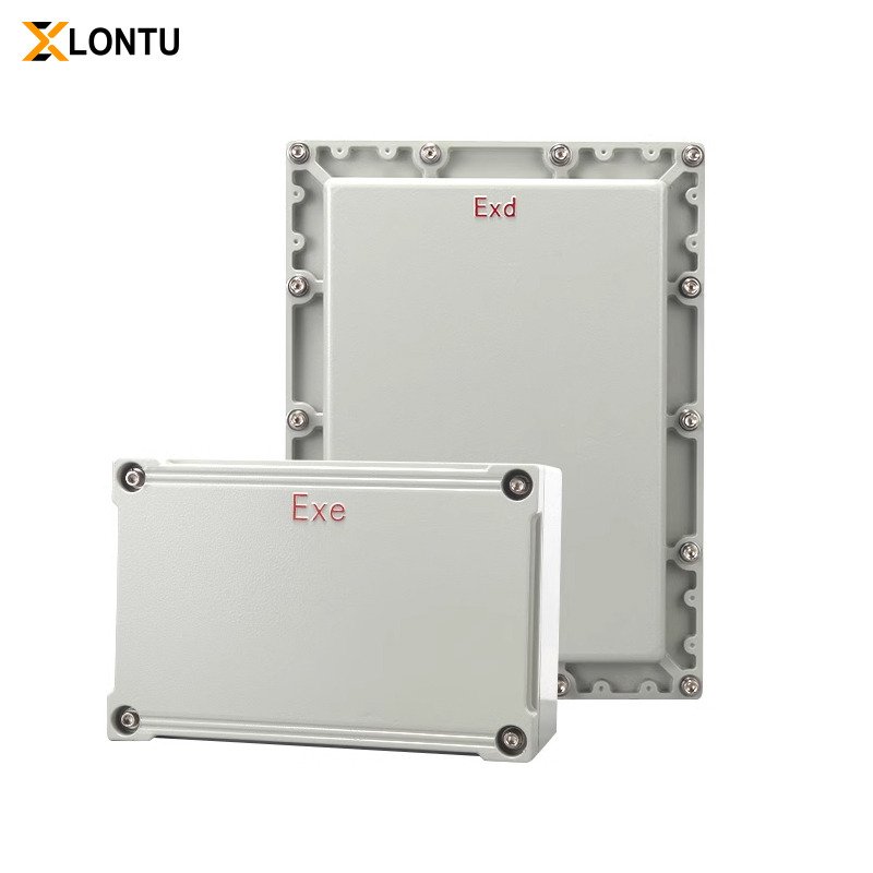 Explosion-proof Distribution Box Die Cast Aluminum Flameproof Electrical Junction Cabinet IP66 Hazardous Area Wiring Control Box for Chemical Oil Gas Plant