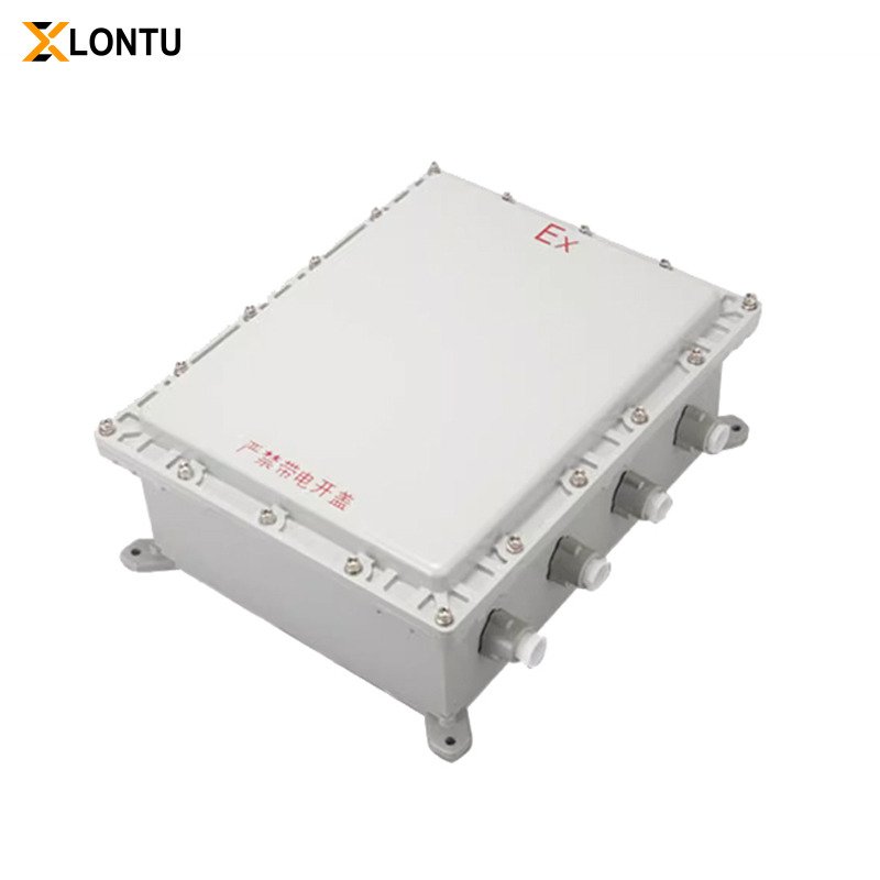 Explosion-proof Distribution Box Die Cast Aluminum Flameproof Electrical Junction Cabinet IP66 Hazardous Area Wiring Control Box for Chemical Oil Gas Plant