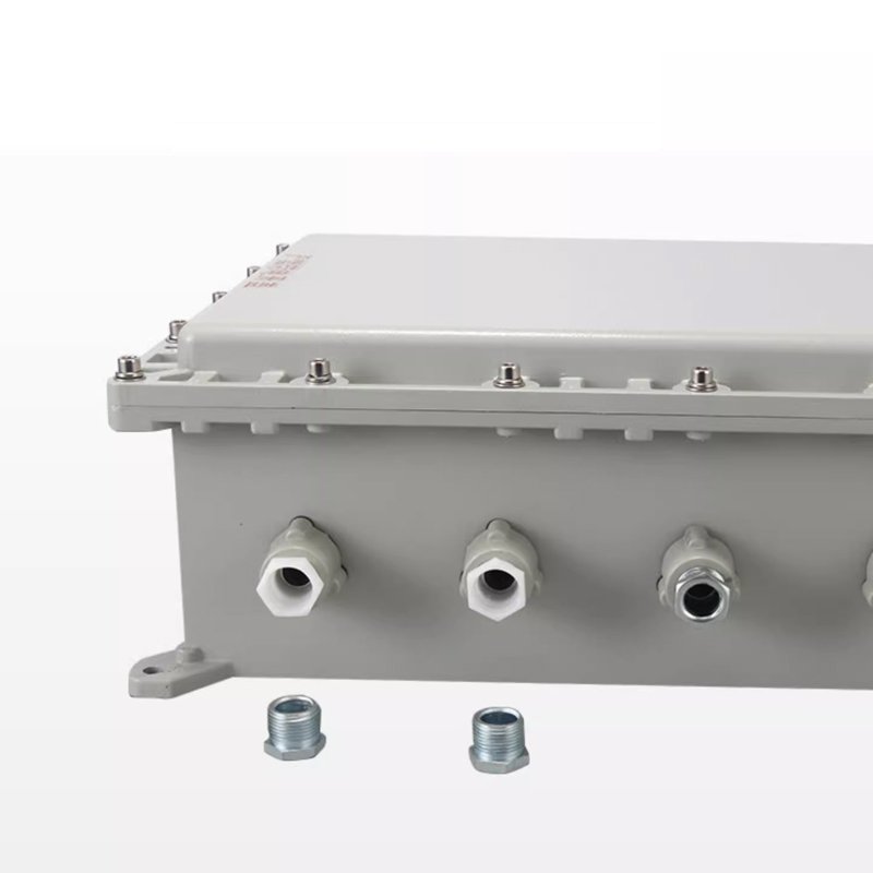 Explosion-proof Distribution Box Die Cast Aluminum Flameproof Electrical Junction Cabinet IP66 Hazardous Area Wiring Control Box for Chemical Oil Gas Plant