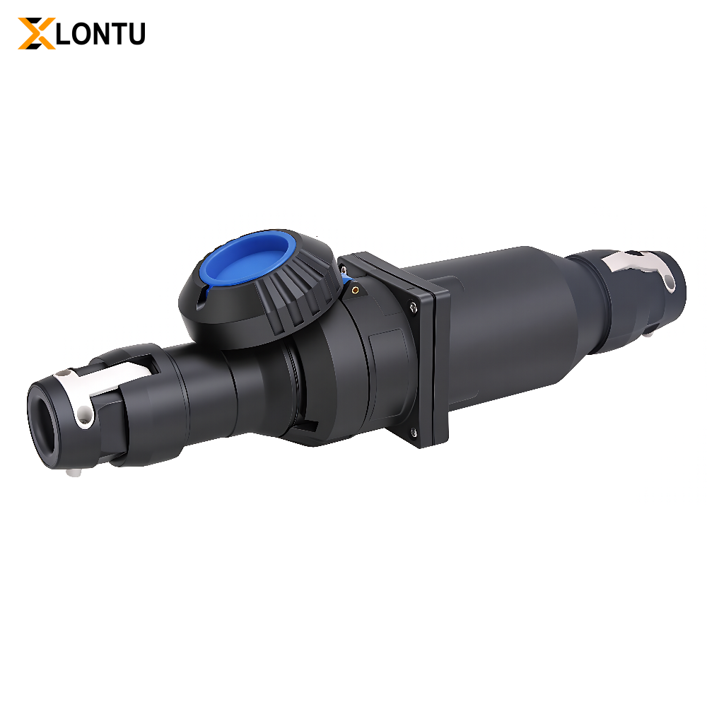LONTU ATEX IECEx Explosion Proof Plug And Socket, flameproof industrial connector for hazardous area temporary power connection