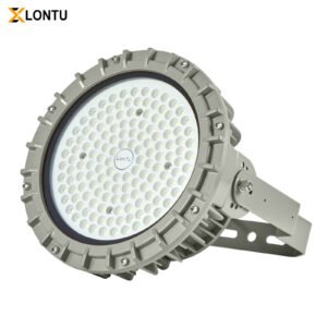 Round LED Explosion Proof High Bay Light Die Cast Aluminum IP66 Industrial Hazardous Area Lighting for Factory Warehouse Chemical Plant