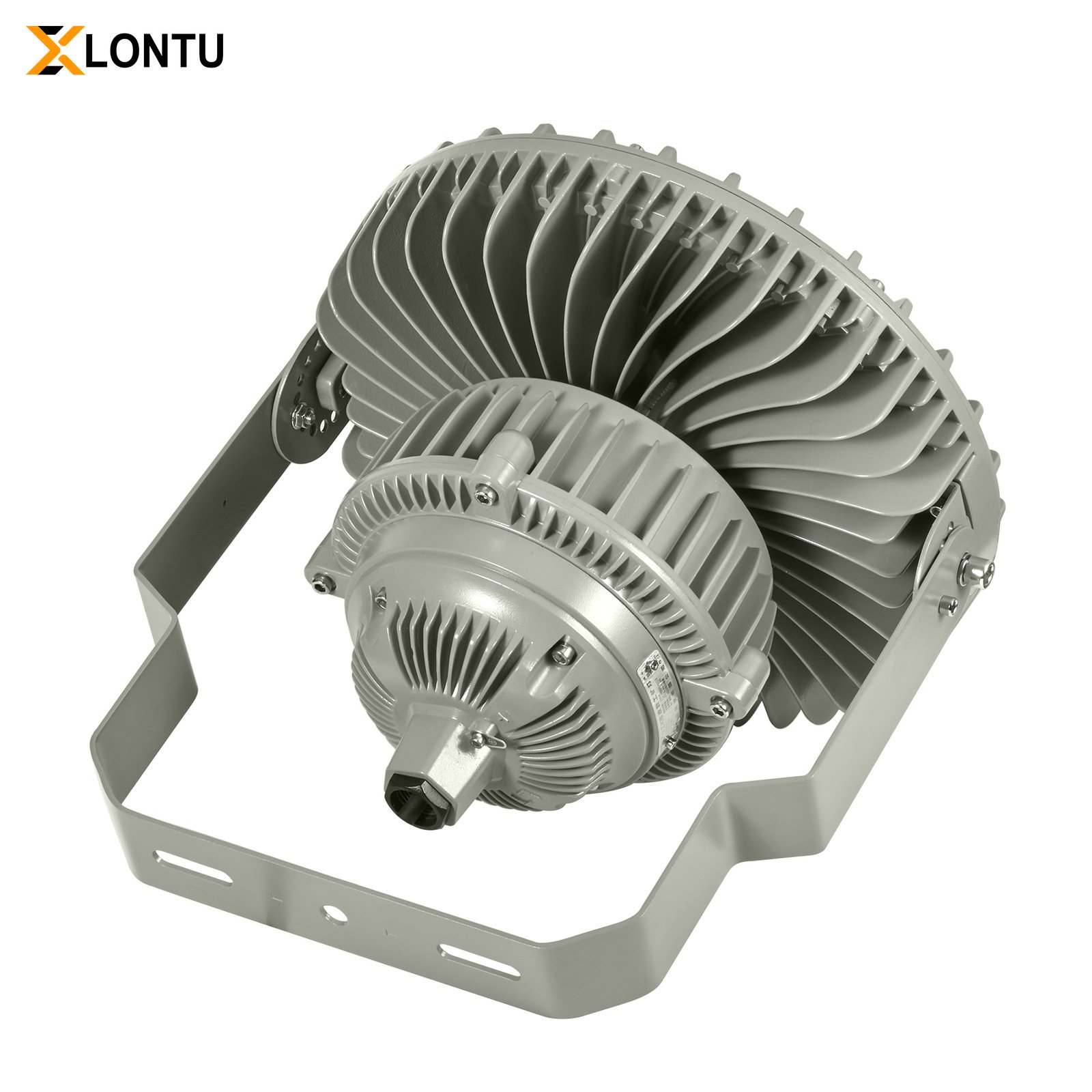 Round LED Explosion Proof High Bay Light Die Cast Aluminum IP66 Industrial Hazardous Area Lighting for Factory Warehouse Chemical Plant