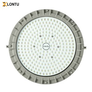 Round LED Explosion Proof High Bay Light Die Cast Aluminum IP66 Industrial Hazardous Area Lighting for Factory Warehouse Chemical Plant