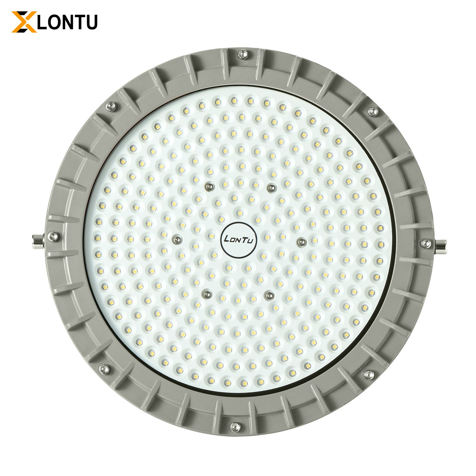 Round LED Explosion Proof High Bay Light Die Cast Aluminum IP66 Industrial Hazardous Area Lighting for Factory Warehouse Chemical Plant