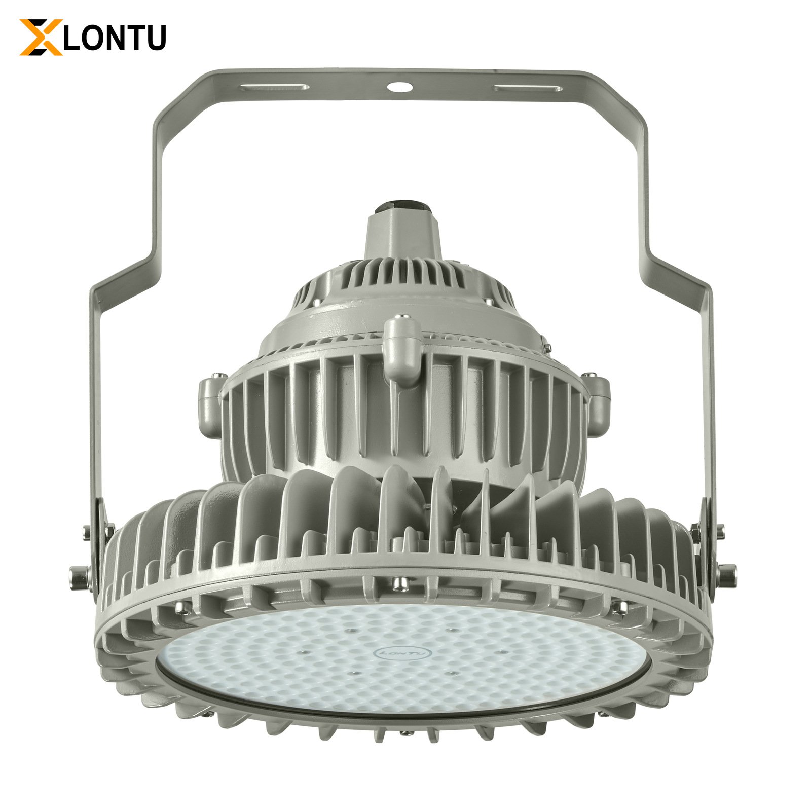 Round LED Explosion Proof High Bay Light Die Cast Aluminum IP66 Industrial Hazardous Area Lighting for Factory Warehouse Chemical Plant